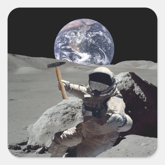 Mijn moeder vierkante sticker (Voorkant)