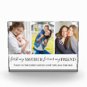 Mijn moeder voor altijd mijn vriend 3 fotoblok (Voorkant)