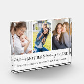 Mijn moeder voor altijd mijn vriend 3 fotoblok (Links)