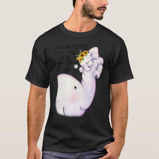 Mijn moeder voor altijd mijn vriend altijd jouw li t-shirt (Voorkant)