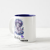 MIJN MOEDER VOOR ALTIJD /Moederdag Tweekleurige Koffiemok (Voorkant links)