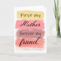 Mijn moeder voor altijd voor mijn vriend