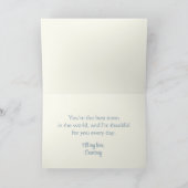 Mijn moeder voor mijn vriendenkring Aangepaste fot Kaart (Binnen)