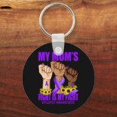 Mijn moeders gevecht is mijn strijd tegen epilepsi sleutelhanger (Voorkant)