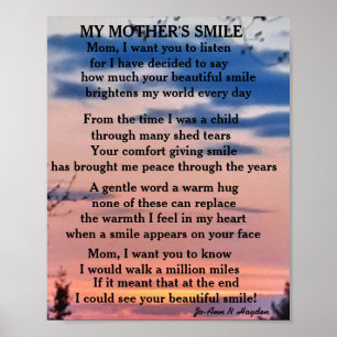 MIJN MOEDER'S KLEINE POSTER