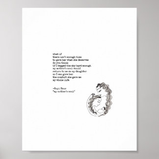Mijn moeders soep van Rupi Kaur Poster