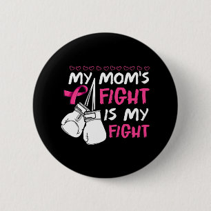 Mijn moeders strijd is mijn bewustzijn van borstka ronde button 5,7 cm
