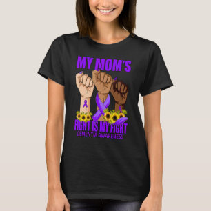 Mijn moeders strijd is mijn waakzaamheid in de str t-shirt