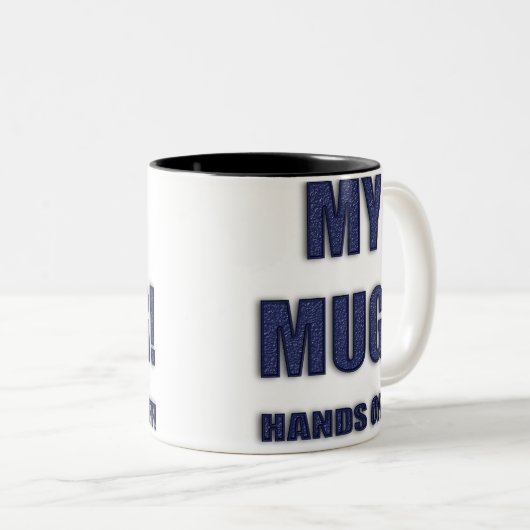 MIJN MOK! HANDEN AF! mok (Voorkant rechts)