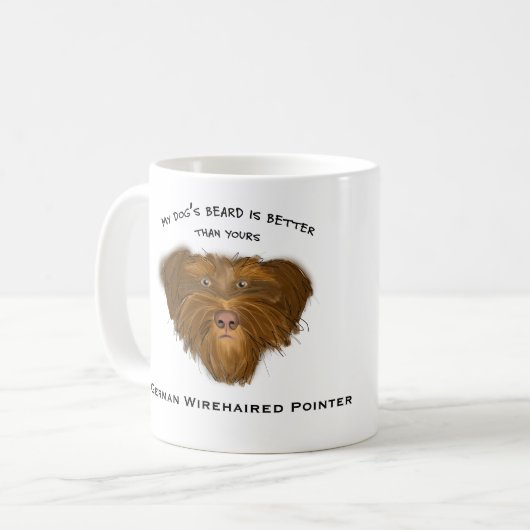 Mijn Mok in de baard van mijn hond (Voorkant links)