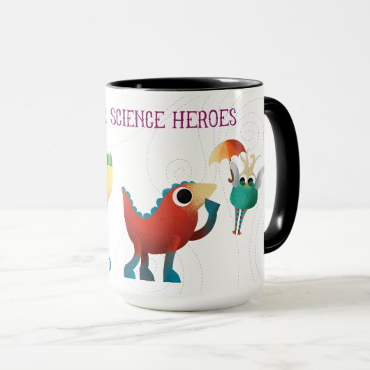 Mijn Mok van de Super Science Coffee - Minions! (Voorkant rechts)