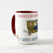 Mijn Mok van de Super Science Coffee - Progress (Voorkant links)