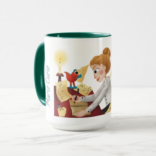 Mijn Mok van de Super Science Coffee - Studeren! (Voorkant links)