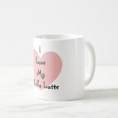 Mijn mokka latte koffiemok lief (Voorkant rechts)