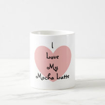 Mijn mokka latte koffiemok lief