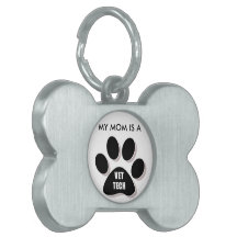 MIJN MOM IS EEN VET TECH DOG LABEL