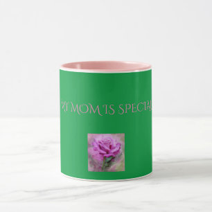 'MIJN MOM IS SPECIALE' roze roze roze roze/groene Mok