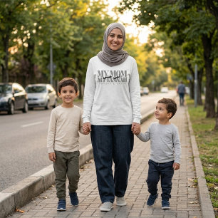 MIJN MOM MIJN JANNAH Gepersonaliseerd Cadeau voor T-shirt