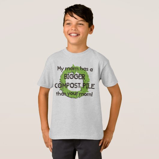 Mijn moms compost t-shirt (Voorkant volledig)