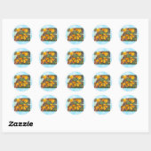 Mijn Monarch Butterflies-sticker Ronde Sticker (Vel)