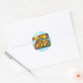 Mijn Monarch Butterflies-sticker Ronde Sticker (Envelop)