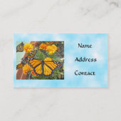 Mijn Monarch Butterflies-visitekaartjes Visitekaartje (Achterkant)