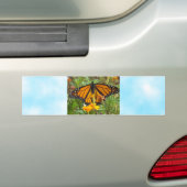 Mijn Monarch Butterfly-bumper sticker (Op auto)