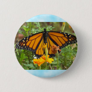 Mijn Monarch Butterfly-knop Ronde Button 5,7 Cm