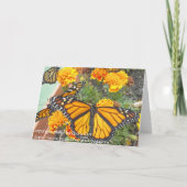 Mijn Monarch Vlinders-wenskaarten Kaart (Achterkant)