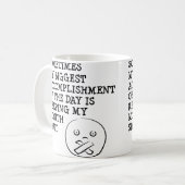Mijn Mond Dicht houden Grappige Mok Quotes Uitspra (Voorkant links)