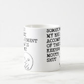 Mijn Mond Dicht houden Grappige Mok Quotes Uitspra (Center)