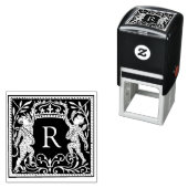 Mijn Monogram Regal Renaissance Custom Letter Zelfinktende Stempel (In situ)