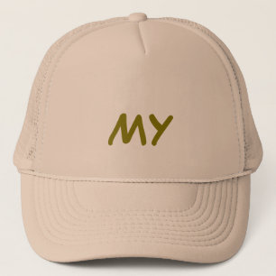 Mijn monogram trucker pet