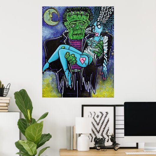 Mijn Monster Mijn Bride Posters (Thuiskantoor)