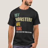 Mijn monsters zijn echt t-shirt (Voorkant)