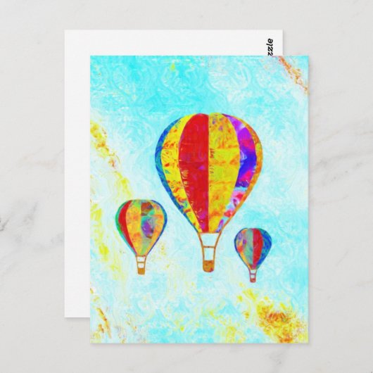 Mijn Mooi briefkaart van Ballons (Voorkant / Achterkant)