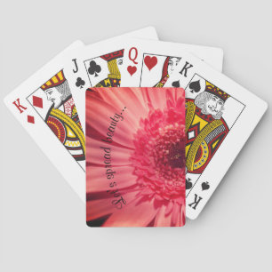 Mijn mooie 1 - Let's spread beauty Pokerkaarten