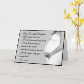 Mijn mooie dochter van mama Happy Birthday Kaart (Gele Bloem)