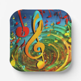 Mijn mooie favoriete muziek Song Design: Beautiful Papieren Bordje