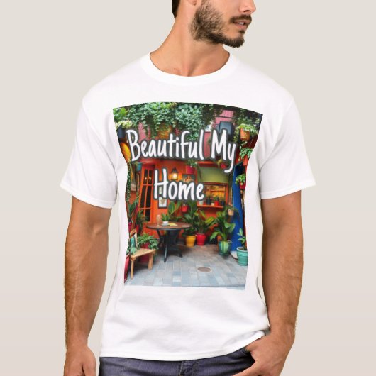 Mijn mooie huis t-shirt (Voorkant)
