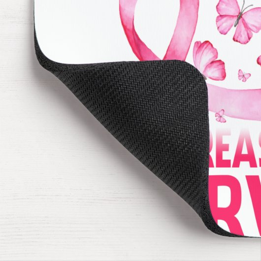 Mijn mooie kleine zusje borstkanker overlevende muismat (Hoek)