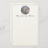 Mijn mooie notities - Elegante Bloemen Briefpapier (Voorkant / Achterkant)