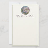 Mijn mooie notities - Elegante Bloemen Briefpapier (Voorkant)