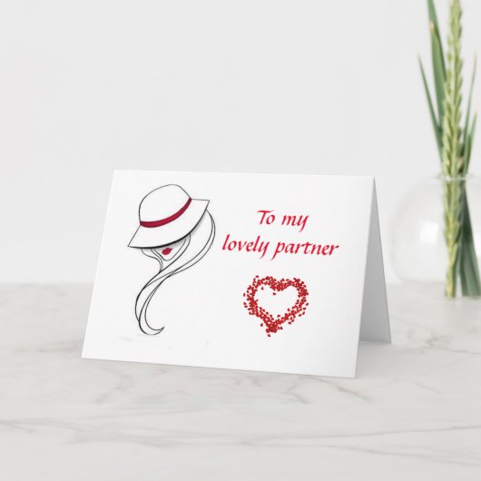 MIJN ** MOOIE PARTNER ** OP JE VERJAARDAG KAART (Voorkant)