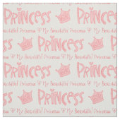 Mijn mooie prinses typografie stof (Swatch)