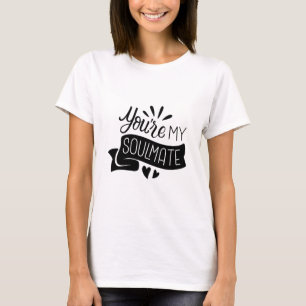 Mijn mooie soulmate t-shirt ontwerp
