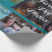 Mijn mooie vrienden en familiefoto cadeaupapier (Hoek)