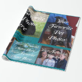 Mijn mooie vrienden en familiefoto cadeaupapier (Uitgerold)