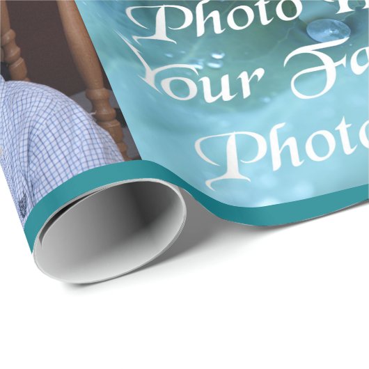 Mijn mooie vrienden en familiefoto cadeaupapier (Rol Hoek)