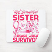 Mijn mooie zuster Breast Cancer Survivor Muismat (Met muis)